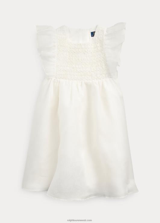 Ralph Lauren lapsed siidist organza kleit PR0V6781 nevis