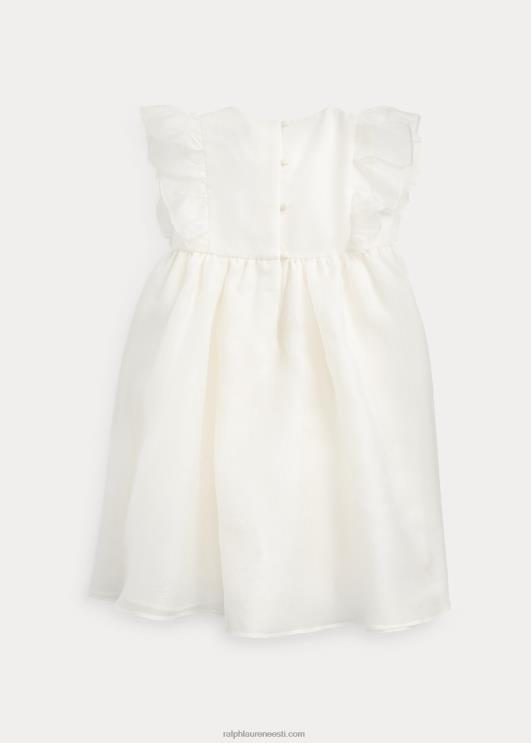 Ralph Lauren lapsed siidist organza kleit PR0V6781 nevis