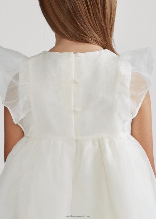 Ralph Lauren lapsed siidist organza kleit PR0V6781 nevis