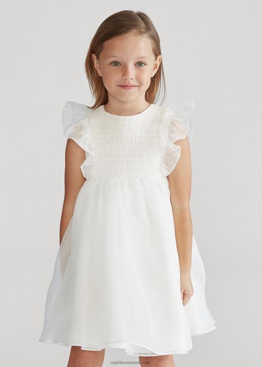Ralph Lauren lapsed siidist organza kleit PR0V6781 nevis