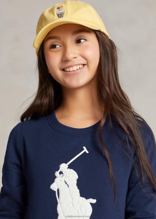 Ralph Lauren lapsed suur poni fliisist dressipluus PR0V6960 rafineeritud merevägi