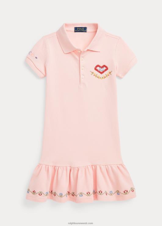 Ralph Lauren lapsed tikitud võrgust polokleit PR0V7404 roosa liiv