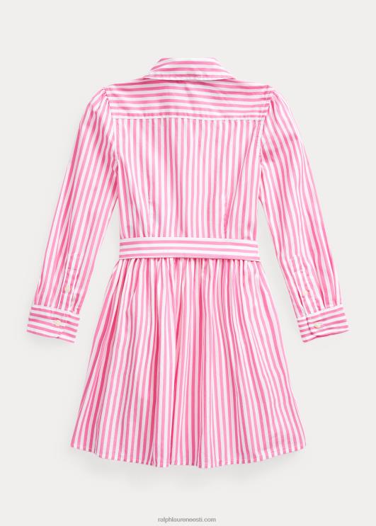 Ralph Lauren lapsed triibuline puuvillane särk PR0V7479 roosa multi