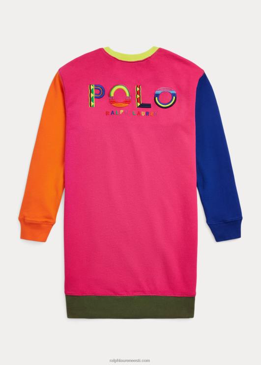 Ralph Lauren lapsed värviblokeeritud spa frotee dressipluus PR0V7107 tume salvei