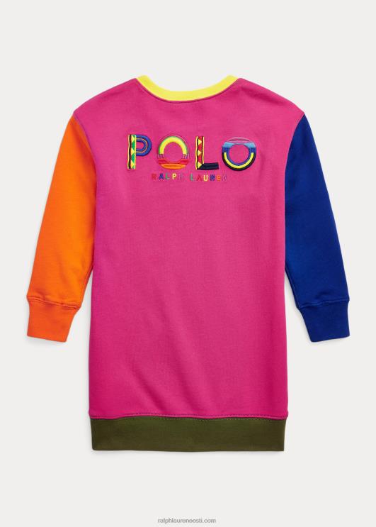 Ralph Lauren lapsed värviblokeeritud spa frotee dressipluus PR0V9941 tume salvei