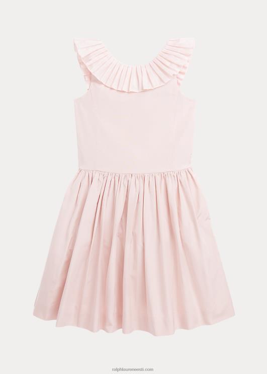 Ralph Lauren lapsed volangidega mooruspuu siidisegu kleit PR0V7369 roosa