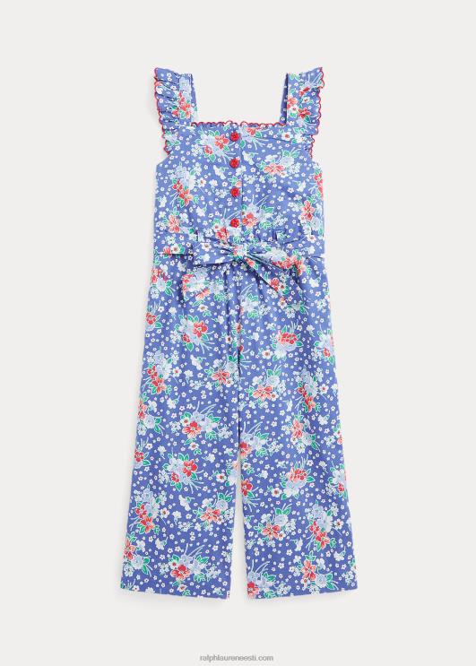 Ralph Lauren lapsed lilleline puuvillane popliini kombinesoon PR0V6831 lilleline kood