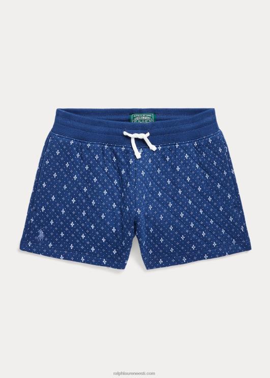 Ralph Lauren lapsed geomeetrilise mustriga topeltkootud lühike PR0V6968 klementiini kaliko