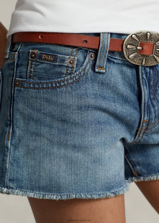 Ralph Lauren lapsed kulunud puuvillane teksapüks PR0V6974 kardellipesu