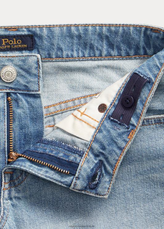 Ralph Lauren lapsed kulunud puuvillane teksapüks PR0V6974 kardellipesu