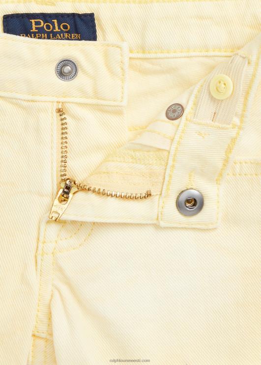 Ralph Lauren lapsed kulunud puuvillane teksapüks PR0V9976 maisi kollane