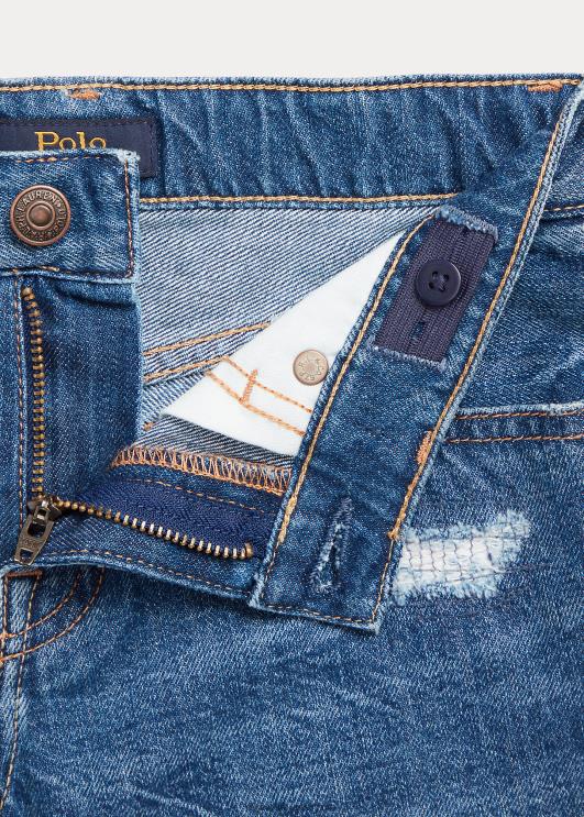 Ralph Lauren lapsed lapiline puuvillane denim lühike PR0V7073 allyra pesu