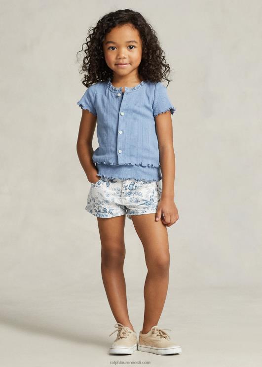 Ralph Lauren lapsed lilleline puuvillane denim lühike PR0V6711 lilleline