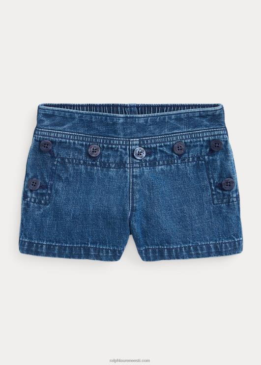 Ralph Lauren lapsed mereline puuvillane denim lühike PR0V9952 olvera pesu