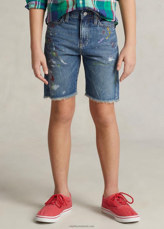 Ralph Lauren lapsed paint-splatter sullivan slim denim lühike PR0V5997 heins pesta