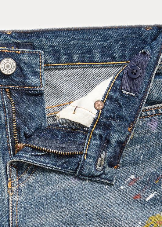 Ralph Lauren lapsed paint-splatter sullivan slim denim lühike PR0V5997 heins pesta