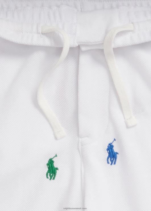 Ralph Lauren lapsed polo prepster puuvillane võrk lühike PR0V5995 valge