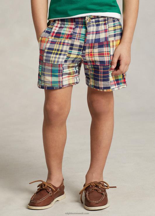 Ralph Lauren lapsed polo prepster puuvillased madrad lühikesed PR0V5656 madrase lapitöö