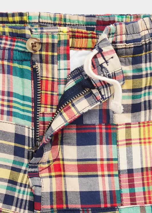 Ralph Lauren lapsed polo prepster puuvillased madrad lühikesed PR0V5656 madrase lapitöö