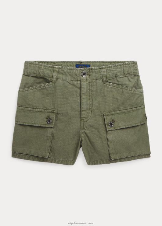 Ralph Lauren lapsed puuvillane ripstop lasti lühike PR0V7102 tume salvei