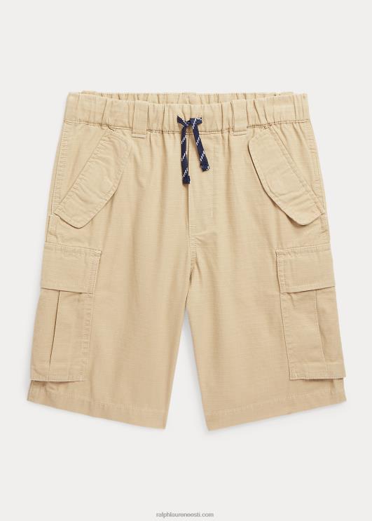 Ralph Lauren lapsed puuvillane ripstop lasti lühike PR0V9821 klassikaline khaki