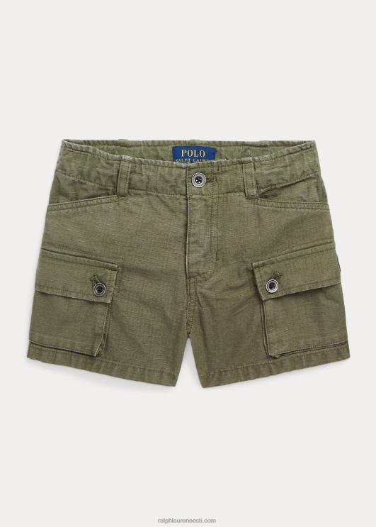 Ralph Lauren lapsed puuvillane ripstop lasti lühike PR0V9947 tume salvei