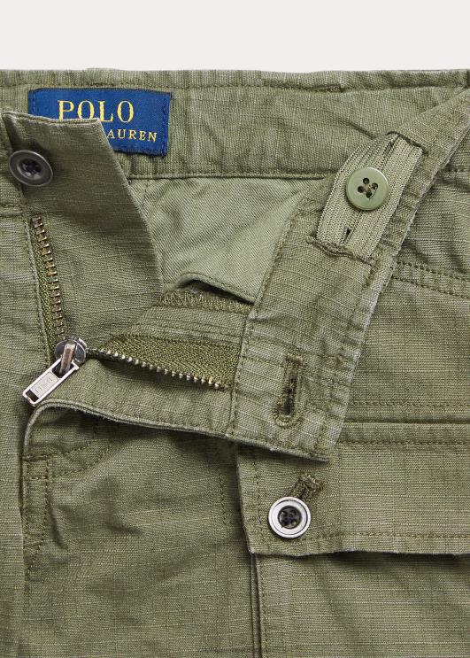 Ralph Lauren lapsed puuvillane ripstop lasti lühike PR0V9947 tume salvei