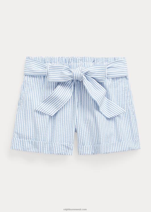 Ralph Lauren lapsed puuvillane seersicker lühike PR0V9961 sinine/valge