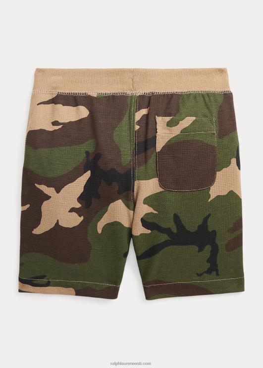 Ralph Lauren lapsed puuvillane võrk lühike PR0V5854 ülejääk camo