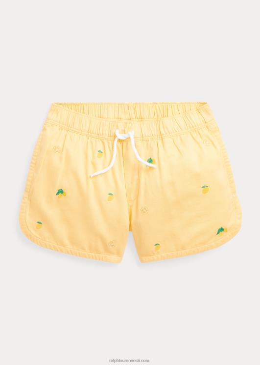 Ralph Lauren lapsed sidrunipuuvillane toimsel lühike PR0V7087 banaanikreem