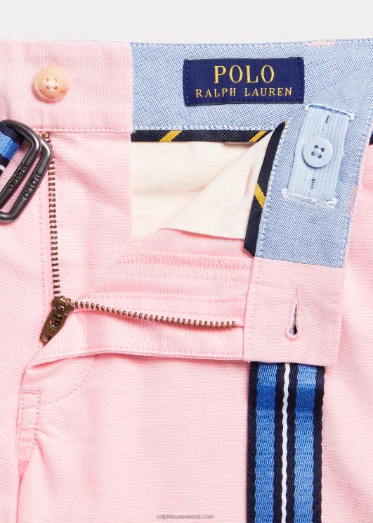 Ralph Lauren lapsed sirge istumisega puuvillane oxford lühike PR0V6005 roosa oxford