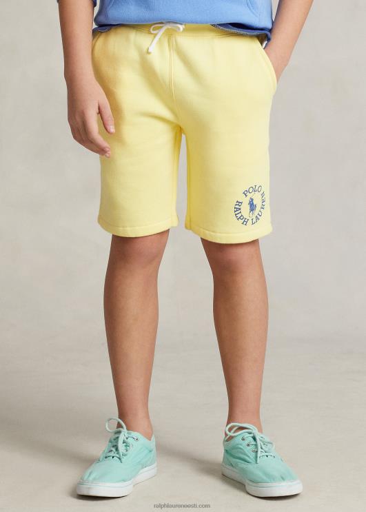 Ralph Lauren lapsed suur poni logoga fliis lühike PR0V5651 bristoli kollane