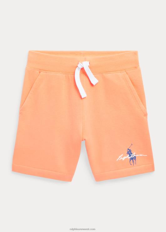 Ralph Lauren lapsed suur poni logoga fliis lühike PR0V5735 õiglane oranž