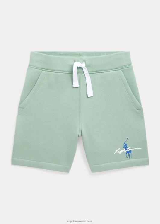 Ralph Lauren lapsed suur poni logoga fliis lühike PR0V5736 pleekinud piparmünt