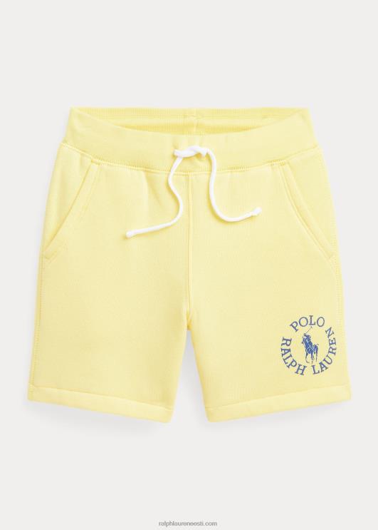 Ralph Lauren lapsed suur poni logoga fliis lühike PR0V5738 bristoli kollane