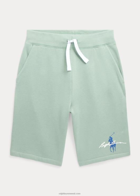 Ralph Lauren lapsed suur poni logoga fliis lühike PR0V6098 pleekinud piparmünt