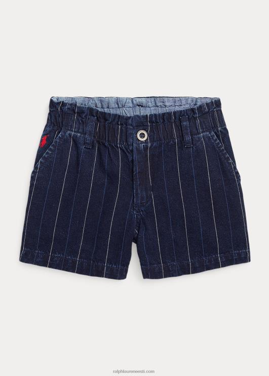 Ralph Lauren lapsed triibuline puuvillane toimne paberkott lühike PR0V7471 belaya pesu