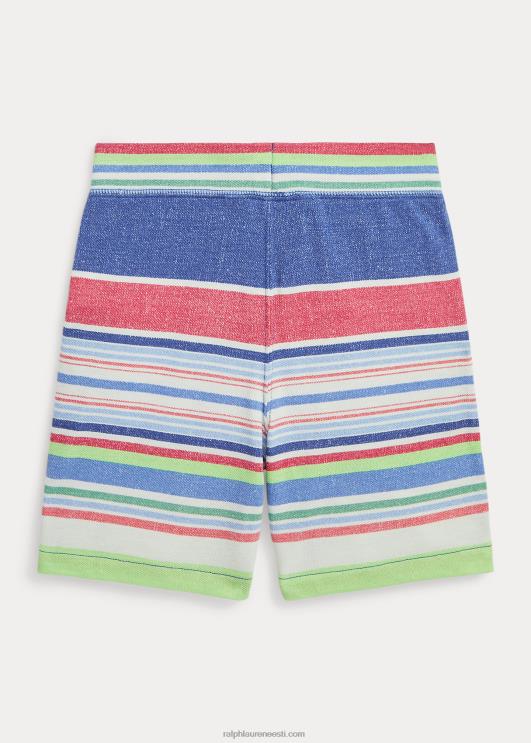 Ralph Lauren lapsed triibuline puuvillane võrk lühike PR0V5632 paradiisiriba vabadus