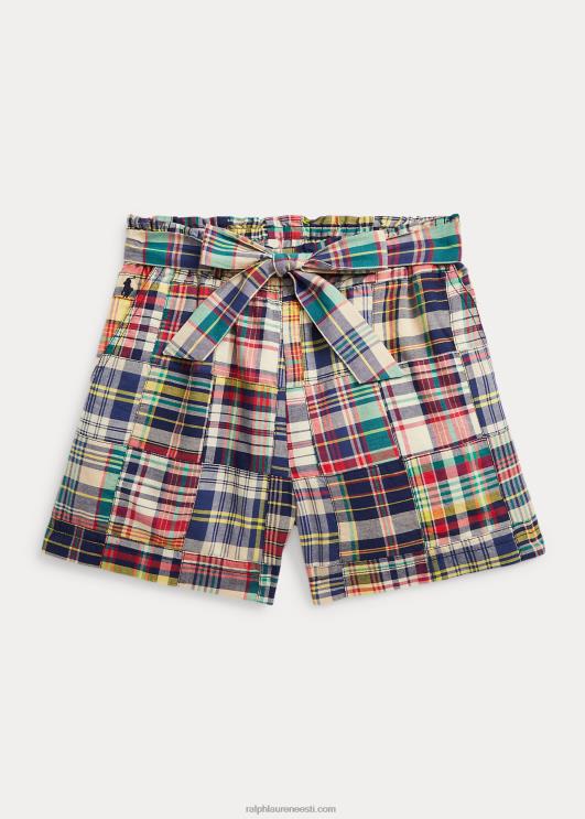 Ralph Lauren lapsed vööga lapiline madras paberkott lühike PR0V7115 3247 madrat lapitööd