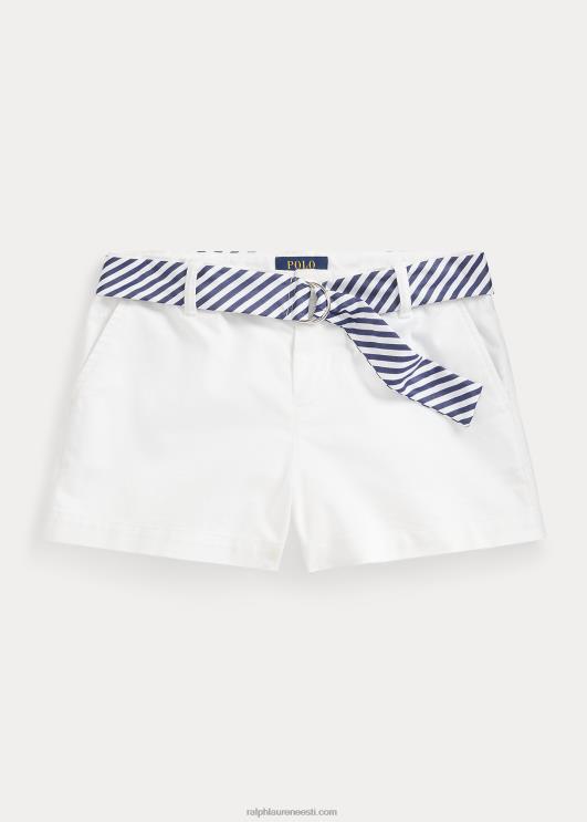 Ralph Lauren lapsed vööga veniv chino lühike PR0V6962 valge