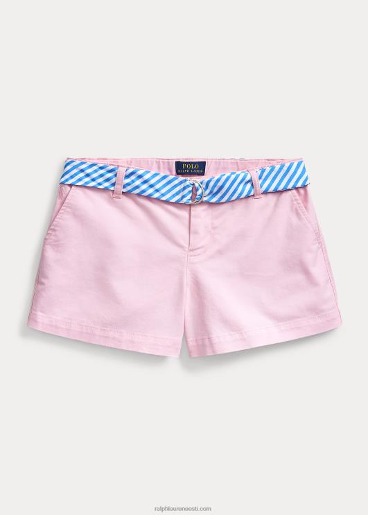 Ralph Lauren lapsed vööga veniv chino lühike PR0V6963 karmeli roosa