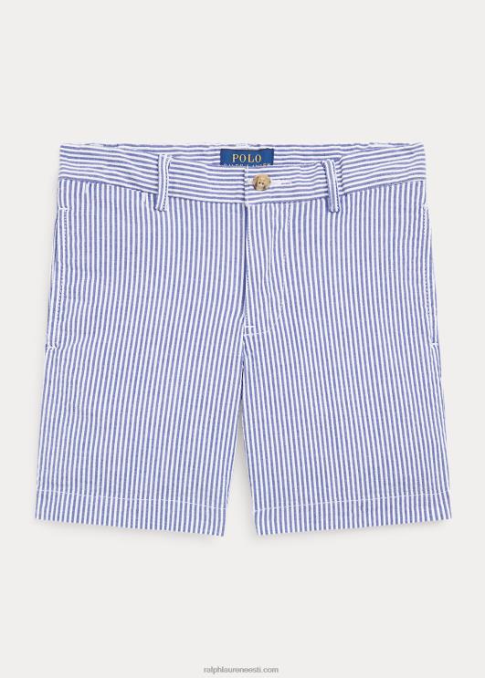 Ralph Lauren lapsed veniv puuvillane seersucker lühike PR0V5659 sinine seersicker