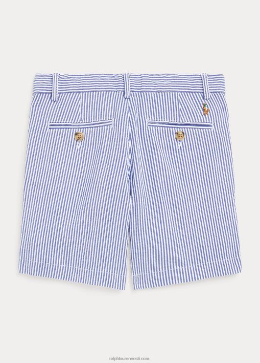Ralph Lauren lapsed veniv puuvillane seersucker lühike PR0V5659 sinine seersicker