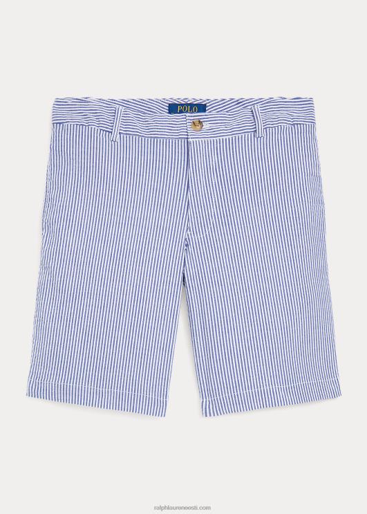 Ralph Lauren lapsed veniv puuvillane seersucker lühike PR0V6159 sinine seersicker