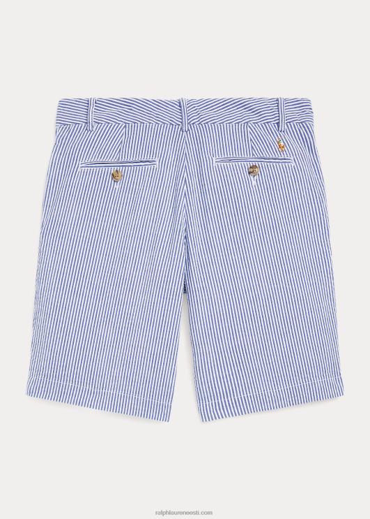 Ralph Lauren lapsed veniv puuvillane seersucker lühike PR0V6159 sinine seersicker