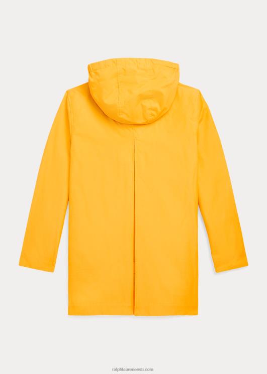 Ralph Lauren lapsed kapuutsiga vihmamantel PR0V6686 libe kollane