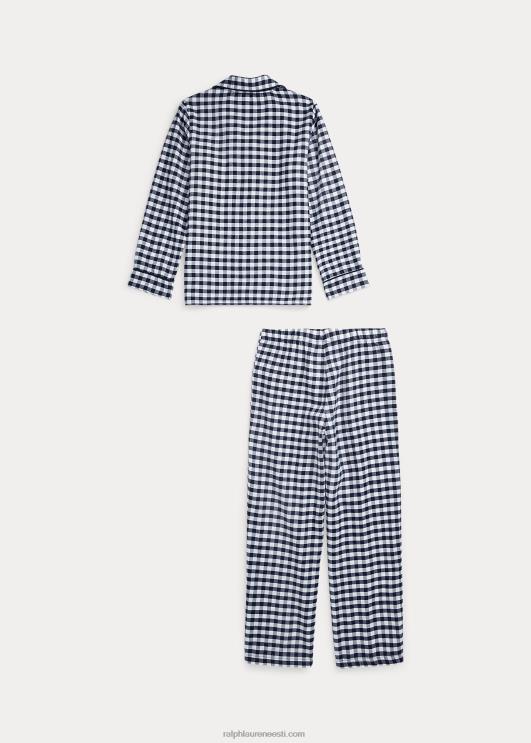 Ralph Lauren lapsed hõlmiktoimse magamiskomplekt PR0V6396 valge/newporti merevägi