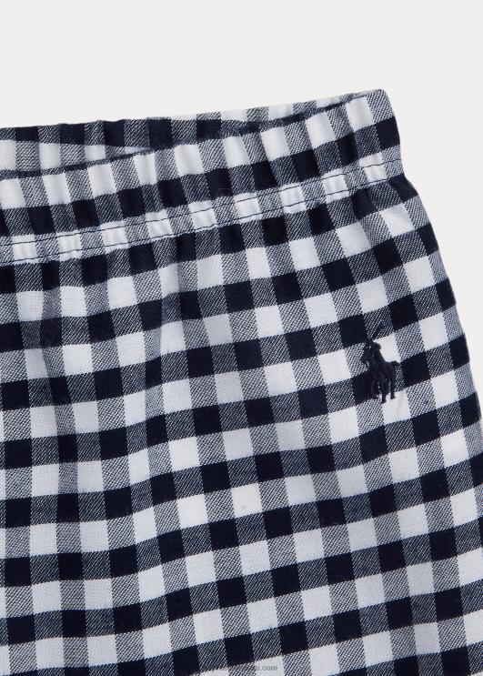 Ralph Lauren lapsed hõlmiktoimse magamiskomplekt PR0V6396 valge/newporti merevägi