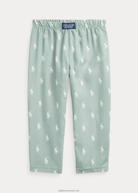 Ralph Lauren lapsed polo poni toimse unepüksid PR0V6393 pleekinud piparmünt