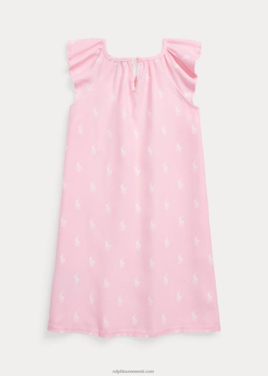 Ralph Lauren lapsed polo poni twist öösärk PR0V7314 karmeli roosa